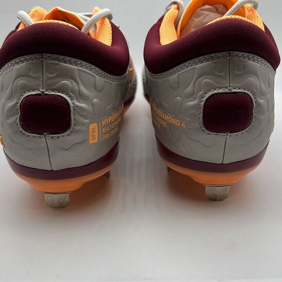 Nike Hyperdiamond 4 Elite Softball baseball Cleats NWB Women 8‎ - Picture 5 of 8